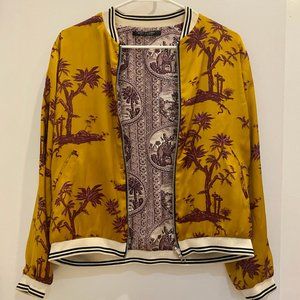 Scotch & Soda Reversible Printed Bomber Jacket Size Small